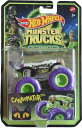 ホットウィール モンスタートラック Hot Wheels Monster Trucks Glow in The Dark 1:64 Scale Trucks (Carbonator XXL) 【並行輸入品】