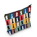 チェスセット POFULL Chess Gift Funny Gift For Chess Players Chess Master Gift Chess Pieces Board Game Lover Cosmetic Bag (chess bag) 【並行輸入品】