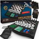 チェスセット TOP 1 CHESS Classic Voice Master Electronic Chess Set, Ages 6+, 1-2 Players, Improve Skills with Chess Games 【並行輸入品】