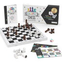 チェスセット Fun Family Chess Set for Kids & Adults - Wooden Kids Chess Board with Colorful and Simple Instruction - Learn to Play Chess, Learning Games for Kids, Boys & Girls Ages 5 to 105 【並行輸入品】