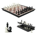 チェスセット MUKAYIMO Mini Chess Board, 7.08" x 7.08" Folding Chess Set with Magnetic Pieces, Travel Chess Set, Board Game for Kids and Family. (Small Size) 【並行輸入品】
