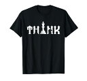 チェスセット Think Retro Vintage Chess Pieces Player Gift Chess Lover T-Shirt 【並行輸入品】