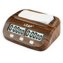 チェスセット LEAP Chess Clock Digital Chess Timer Professional for Board Games Timer with Alarm Function (Official Store) Wood Appearance 【並行輸入品】