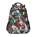 インコ 小鳥 バード トラベルキャリアー JHKKU Kids Backpack for Boys Girls Bookbags Colorful Exotic...