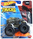 ホットウィール モンスタートラック Hot Wheels Monster Trucks Godzilla, Connect and Crash car 1:64 Scale die cast 【並行輸入品】
