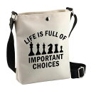 チェスセット BDPWSS Chess Tote Bag Chess Player Gift Chess Lover Gift Life Is Full Of Important Choice Chess Piece Board Game Lover Gift (Choice chess Cbag) 【並行輸入品】