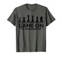 チェスセット Game On Chess Pieces Funny Board Game Themed Gift Men Kids T-Shirt 【並行輸入品】