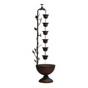 卓上 噴水 滝のオブジェ テーブルトップファウンテン インテリア噴水 Vintage Tiered Cascade Decorative, Water Foun...