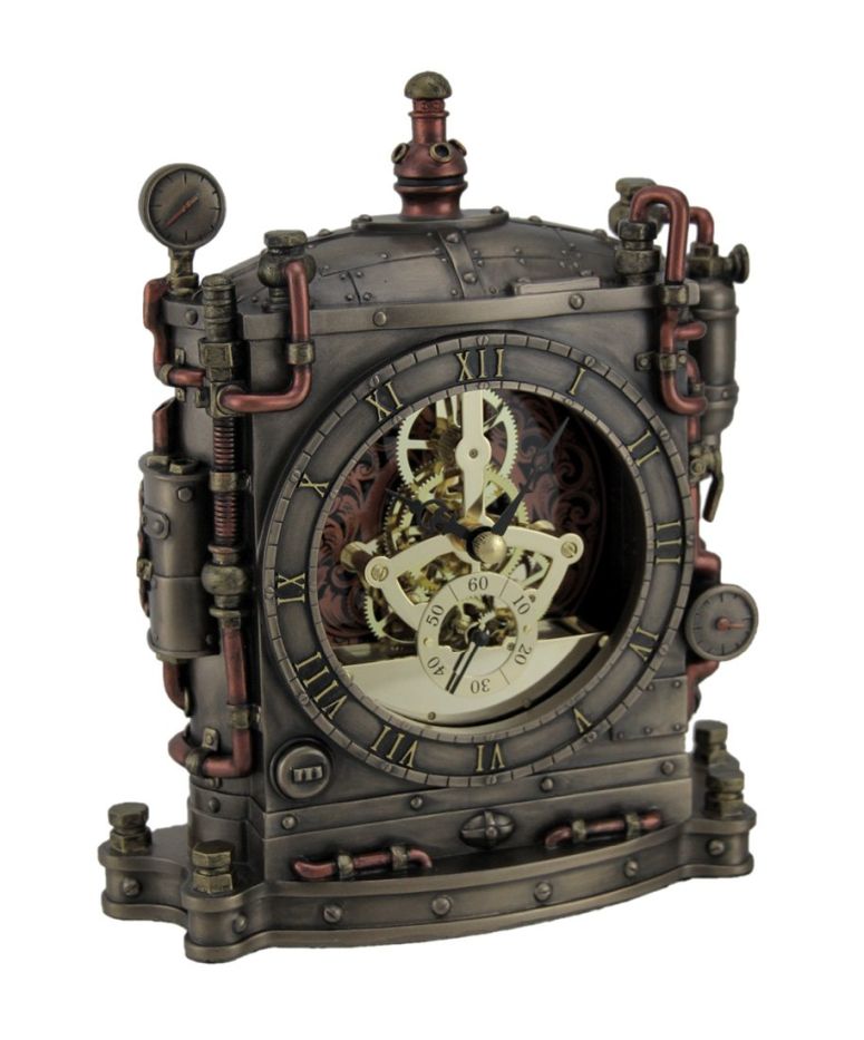 ɳݤ  The Grand Machine Steampunk Style Bronze Finished Mantel Clock ¹͢ʡ