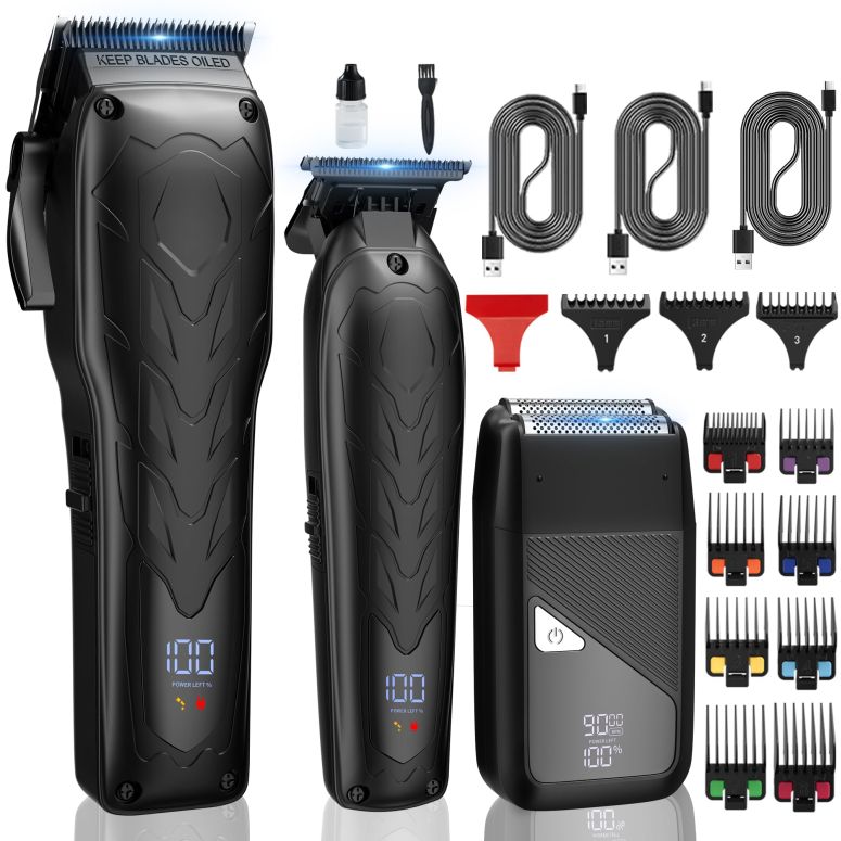 ペットバリカン JOYZZE Hornet Teal 5-in-1 Cordless Clipper - Powerful and Versatile Dog Clippers for Grooming - Stylish Dog Clippers for Grooming - Perfect for Professional and Dog Grooming Clippers 【並行輸入品】