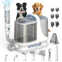 ペットバリカン Dog Gromming Vacuum, Pet Grooming Kit with Pet Clipper, Dog Vacuum for Shedding Grooming, 2.5L 6-in-1 Low Noise Grooming Kit for Dogs Cats at Home 【並行輸入品】