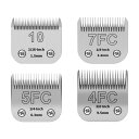 ペットバリカン 10 Blades Dog Grooming Blades Compatible with Andis,Oster A5,Wahl km10 Dog Clippers, Detachable Dog Clipper Replacement Blade for Dog Cat Horse Animal,Size :7PCS-#10+30+40+3FC+4FC+5FC+7FC 【並行輸入品】