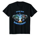 ホットウィール モンスタートラック Kids Hot Wheels Monster Trucks - It's My Birthday Smash and Crash T-Shirt 【並行輸入品】
