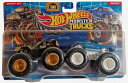 ホットウィール モンスタートラック Hot Wheels Monster Trucks Bigfoot 50th vs Big Foot Classic Demolition Doubles Diecast 1:64 Scale 【並行輸入品】