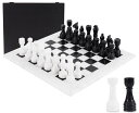 チェスセット Marble Chess Set 15 Inch Handmade White & Black Board Game with Storage Box, Classic Travel Chess Set for Adults with Pieces & 2 Extra Queens, Elegant Gift & Home D?cor 【並行輸入品】