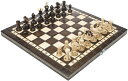 チェスセット Beautiful Handcrafted Wooden Chess Set with Wooden Board and Handcrafted Chess Pieces - Gift idea Products (13.75" (35 cm) Burnt) 【並行輸入品】
