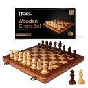 チェスセット Chess Armory Wooden Chess Set 15 Inch - Premium Sapele Wood Handcrafted Game Board for Adults and Kids with Extra Queen Pieces and Storage Box - Ideal for Home and Travel - Non-Magnetic 【並行輸入品】