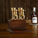 真鍮と木の手動ドリンクディスペンサー Vida Brillante Drink Dispenser for parties Bar Accessories Gi...