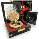 日時計 Anniversary Sundial Compass Gift for Him - Unique & Unusual Present Idea for...