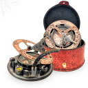 日時計 ANTIQUANA Antique Brass & Copper Sundial Compass, Sundial Clock in Box Gift ...