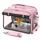 インコ 小鳥 バード トラベルキャリアー Suertree Bird Carrier Airline Approved, Bird Travel Cage wi...