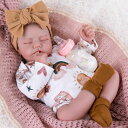 臨床教育 リアル ベビードール 新生児人形 Aori Lifelike Reborn Baby Dolls Real Life Realistic Baby Dolls 20 '' Sleeping Newborn Baby Girl with Rainbow Doll Clothes for Girls 3+ 【並行輸入品】