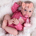 臨床教育 リアル ベビードール 新生児人形 Aori Reborn Baby Dolls Girl - 20 Inch Realistic Newborn Lifelike Baby Doll with Hand-Painted Features & Weighted Cloth Body - Cuddle Companion Doll, Gift for Seniors, Collectors & Kids 3+ 【並行輸入品】
