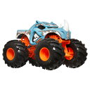 ホットウィール モンスタートラック Hot Wheels Toy Monster Trucks Oversized Rhinomite 2024, 1:24 Scale Die-Cast, Blue, Orange, White 【並行輸入品】