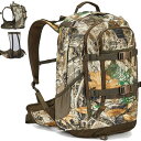 インコ 小鳥 バード トラベルキャリアー TR Hunting Backpack Internal Frame, Waterproof Pack with Rain Cover, 2200cu Camo Day pack for Rifle Bow Gun 【並行輸入品】