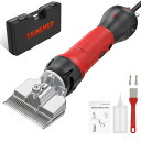 ペットバリカン Vkdemer Horse Clippers,600W Professional Electric Horse Grooming Kit, Shaving Equine Clippers for Horses Goat Cattle Large Thick Coat Animals,6 Speeds Heavy Duty Farm Livestock Haircut Trimmer 【並行輸入品】
