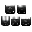 ペットバリカン Detachable Pet Dog Grooming Clipper Blades, Size 10#,7FC,5FC,4FC,3-3/4FC, Made of Carbon-Infused Steel Blade and Stainless Steel Blade, Compatible with Most Andis,Oster A5/A6,Wahl KM Series, 5 Count. 【並行輸入品】