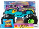 ホットウィール モンスタートラック Hot Wheels Monster Trucks Oversized 1:24 Scale Metal Die-Cast Toy Truck (2024 Hotweiler) 【並行輸入品】|詳細画像