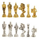チェスセット GGS Grand Gift Store Metal Chess Pieces, Handmade Chess Set, Boxed Luxury Chess Game, Chess Piece (Pieces Only) 【並行輸入品】