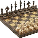 チェスセット Luxury & Decorative Premium Chess Board Game Set | 14 x 14 Inches | Multicolor | Collectible & Handmade Chess Set for Professionals & Adult for Tournament/for Gifting by INDUS LIVING 【並行輸入品】