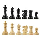 チェスセット Bobby Fischer Ultimate Ebonized & Boxwood Staunton Chess Set With 3.75 in. King - Weighted Wooden Pieces, Luxury and Premium Tournament Set for Adults 【並行輸入品】