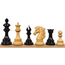 チェスセット Royal Chess Mall Alexandria Luxury Staunton Chess Pieces Only Chess Set, Ebony and Boxwood Wooden Chess Set, 4.4-in King, Triple Weighted Chess Pieces (5 lbs) 【並行輸入品】