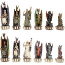 チェスセット WE Games Dragon Figures Chess Set, Hand Painted Polystone, Chess Pieces Only, Luxury Chess Game for Adults, D&D Fantasy Chessmen 【並行輸入品】