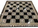 チェスセット Chess Board Inlaid Mother of Pearl Egyptian Handmade (16.8 inch m06) 【並行輸入品】