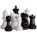 チェスセット MegaChess 16 Inch Plastic Giant Chess Set with Plastic Board 【並行輸入品】