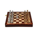 チェスセット YKHB Chess Set,Wooden Chess Retro European Style Dedicated International Chess Gift Set Children Adult Beginner,11.8x11.8inch 【並行輸入品】