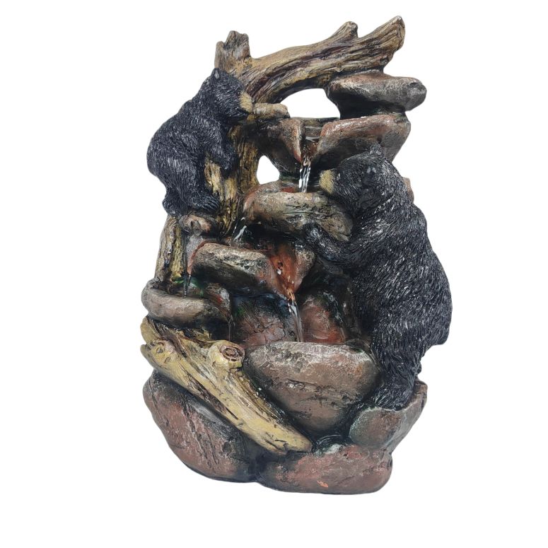 卓上 噴水 滝のオブジェ テーブルトップファウンテン インテリア噴水 Indoor Desktop Fountain with LED Light ? Layered Rock Waterfall, 11.02 x 6.29 x4.33 in, Perfect for Quiet and Relaxing Indoor Decoration 【並行輸入品】(3)