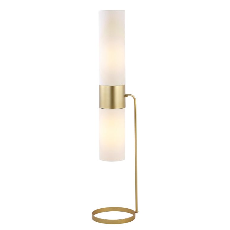 サファヴィヤ safavieh テーブルランプ サファビヤ サファヴィア SAFAVIEH Lighting Collection Fierro Modern Gold 55-inch Floor Lamp (LED Bulbs Included) 【並行輸入品】