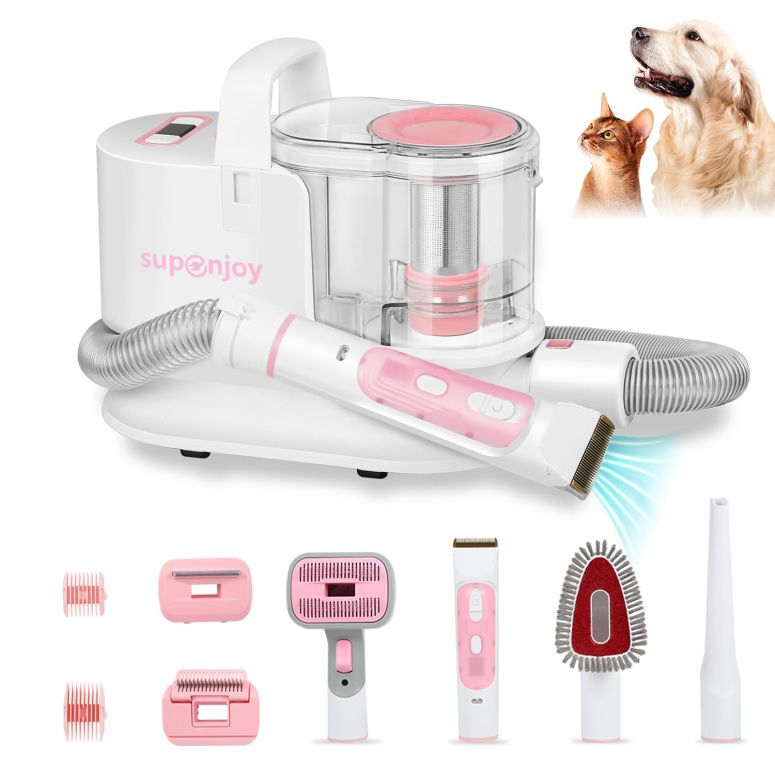 ペットバリカン Supenjoy K3 Pet Grooming Vacuum Kit & Dog Hair Vacuum with 13KPa Suction, Low Noi..