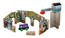 トーマス 木製レール きかんしゃトーマス 木製レールシリーズ Fisher-Price Creative Junction Slot & Build 【 はじめてセット ブリオ プラントイ 木のおもちゃ 電車 トーマスレール 機関車トーマス 汽車 プレゼント おもちゃ 玩具 マテル 】 【並行輸入品】