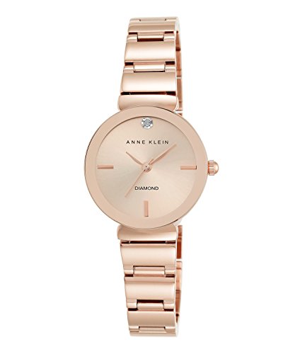 アンクライン Anne Klein 女性用 腕時計 レディース ウォッチ ローズゴールド AK/2434RGRG 女性らしいデザイン かわいい 【並行輸入品】