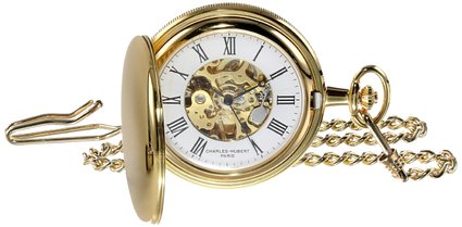チャールズヒューバート Charles-Hubert, Paris 懐中時計 ポケット ウォッチ ホワイト 3576-G 【並行輸入品】