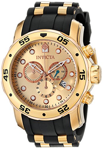 インビクタ Invicta インヴィクタ 男性用 腕時計 メンズ ウォッチ プロダイバーコレクション Pro Diver Collection クロノグラフ ゴールド 17884 【並行輸入品】
