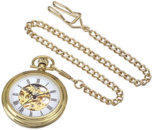 ストゥーリング オリジナル Stuhrling Original 男性用 懐中時計 メンズ ポケット ウォッチ ホワイト 6053.33333 【並行輸入品】