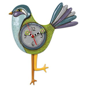 フランス系アメリカ人 ミシェル・アレンがデザインの インパクトのあるデザインと色使いの振り子時計です♪ 【商品仕様】 サイズ：約27 × 32cm 材質:ポリレジン製 ※輸入品です。 ※説明は英語表記になります。 キーワード： 【 腕時計 海外 輸入 正規品 限定 大人気 記念日 プレゼント セレクトショップ 有名 カジュアル　ウォッチ モデル 雑誌掲載 クリスマス 誕生日 バレンタイン ホワイトデー ペア カップル ペアウォッチ メンズ レディース 定番 個性 時計 ブライダル ウェディング ギフト お祝い 結婚 恋愛 恋人 サプライズ パーティー 送料無料 】
