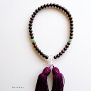 沈香×翡翠(ヒスイ)×水晶 念珠/数珠『NIRVANA』お念珠ケース&桐箱付き グリーン翡翠 一点物 ミャンマー産天然ひすい 高品質 希少 無着色 ジェダイト ...